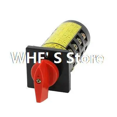 

HZ5B-10/4 380V 3KW 10A 16 Terminals ON/OFF/ON Universal Changeover Switch