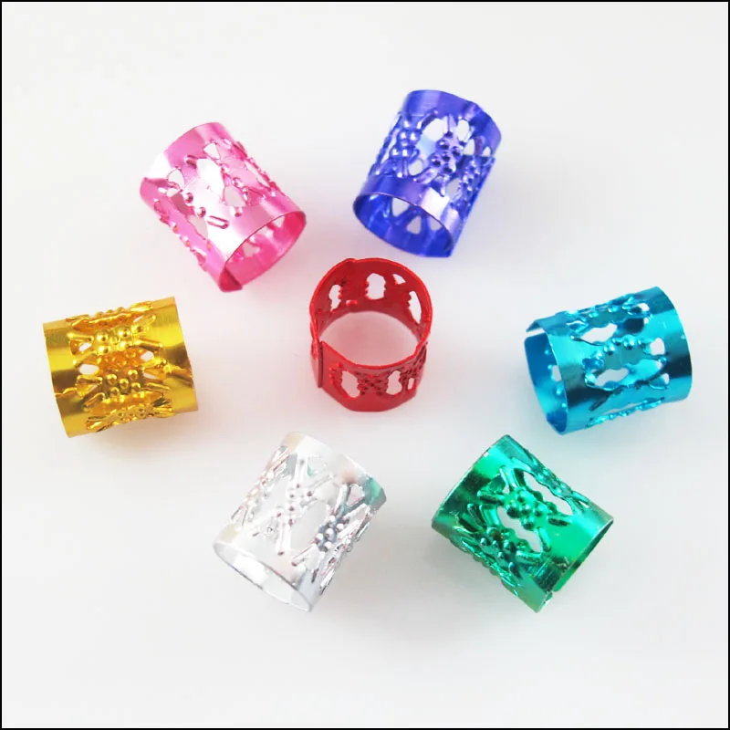 

100Pcs Mixed Flower Tube Spacer Beads Charms Connectors 8x9mm