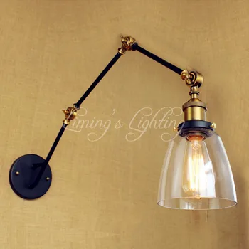 

Retro Adjustable Swing Long Arm Wall Lamp Industrial Loft Vintage Wall Lights Fixtures Edison LED Wall Sconce Aplik Lampba