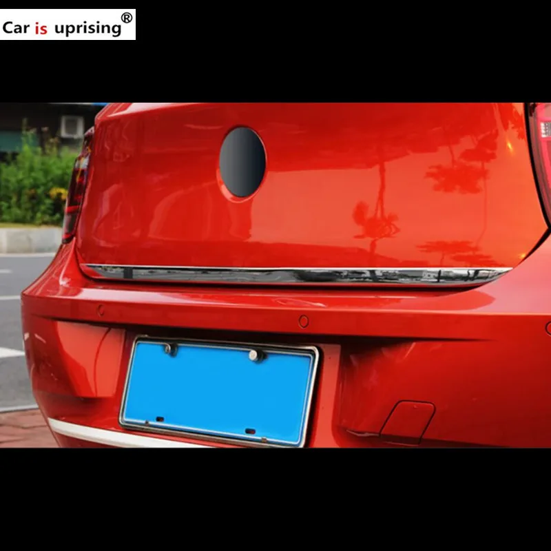 

For BMW 1 Series 2012-2015 car Refit Sticker Trunk Decorative strip Accessories for bmw 116i 118i 120i Car styling