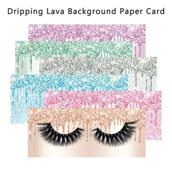 

200 Dripping Lava Background Paper Card to Put Inside the Sliding Case Offer Custom Printing (Add Private Design Business Name)