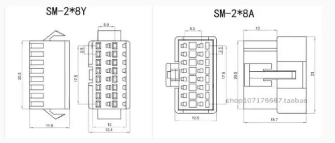 10 компл./20 компл. 2,5 мм Шаг 2-12Pin JST SM штекер и гнездо корпус контактный разъем обжимные клеммы комплект соединителей