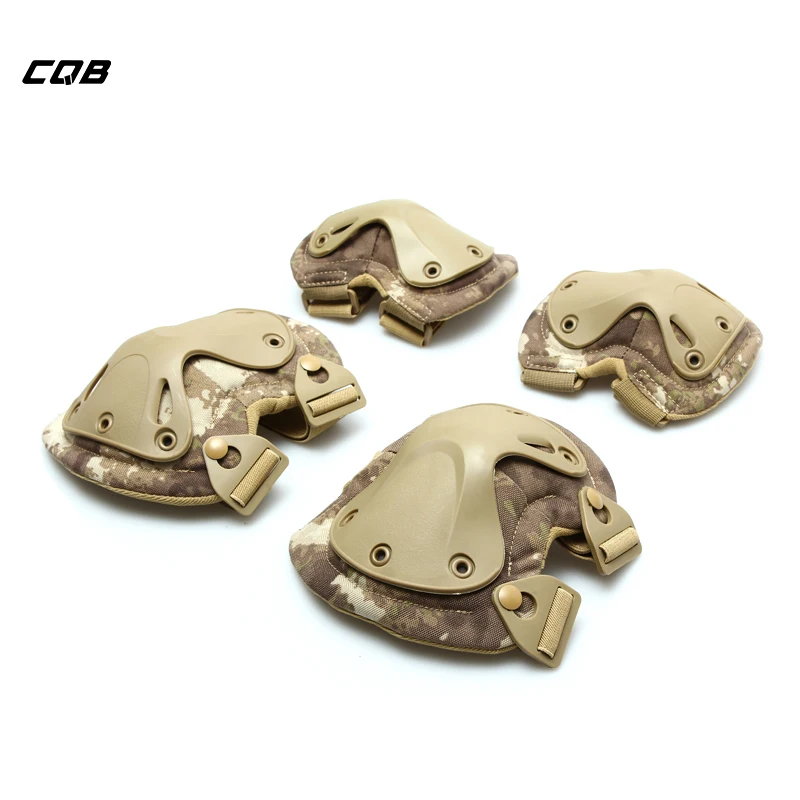 

CQB Outdoor Sports Camping Hiking Tactical Military Men's Wrist Protect Knee Elbow Protector for Cycling Adult Pads
