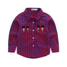 Весенние рубашки в клетку для школы для подростка одежда с длинными рукавами для девочек осенние повседневные рубашки одежда для детей vestidos