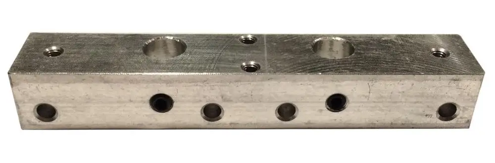 buy Wanhao 3D printer accessory MK10 Double Bracket Block dual cooling block Wanhao D4 D4S Metal Bar Mount