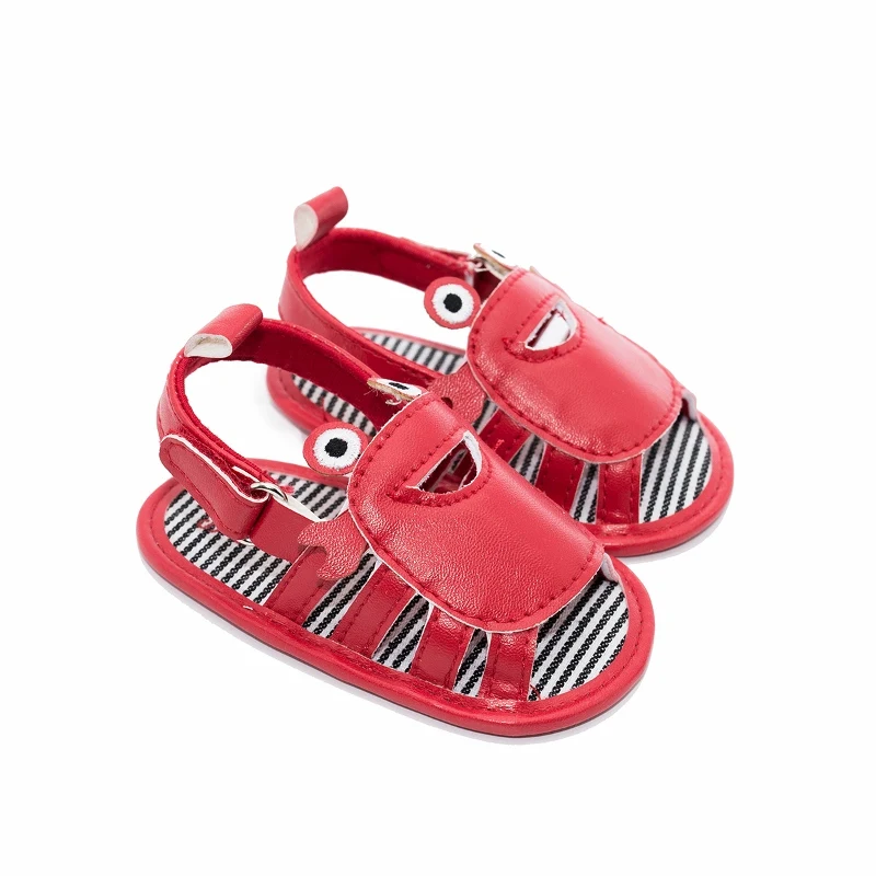 Baby Boy Shoes Anti slip Sole Crib ShoesCartoon crab shaped baby shoes