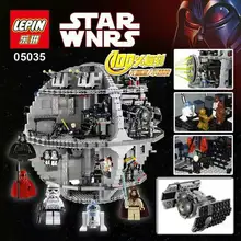 New LEPIN 05035 3804Pcs Star Wars Death Star II Model Building Kits Minifigure Blocks Bricks Children Toys Gift 10188 LEGOe
