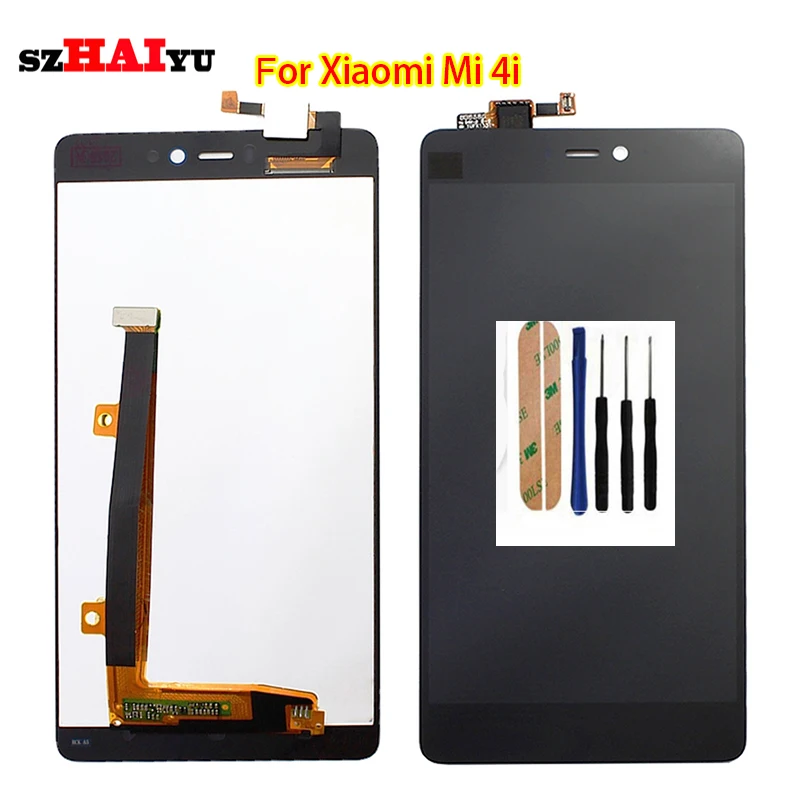 

SZHAIYU 5.0'' LCD For Xiaomi 4i Mi 4i Mi4i LCD Display Touch Screen Digitizer Panel Replacement Parts Assembly