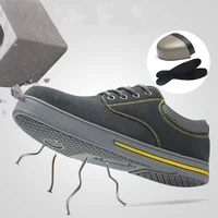 Men's Steel Toe Casual Work Sneakers
