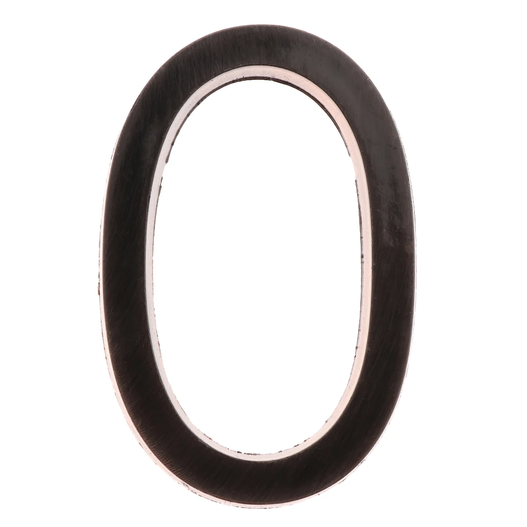 Surface Mounted Door Number Chrome Finish Digits Letter for Shop Bar House Apartment Flat Shop Hotel Display Names Numbers	
