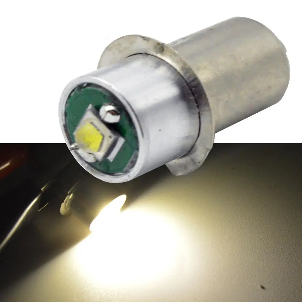

4xXPG Maglite flash torch work Led Upgrade light Kit Bright Warm White 4300K 3W P13.5s PR2 PR3 PR4 5-24V White 6000K