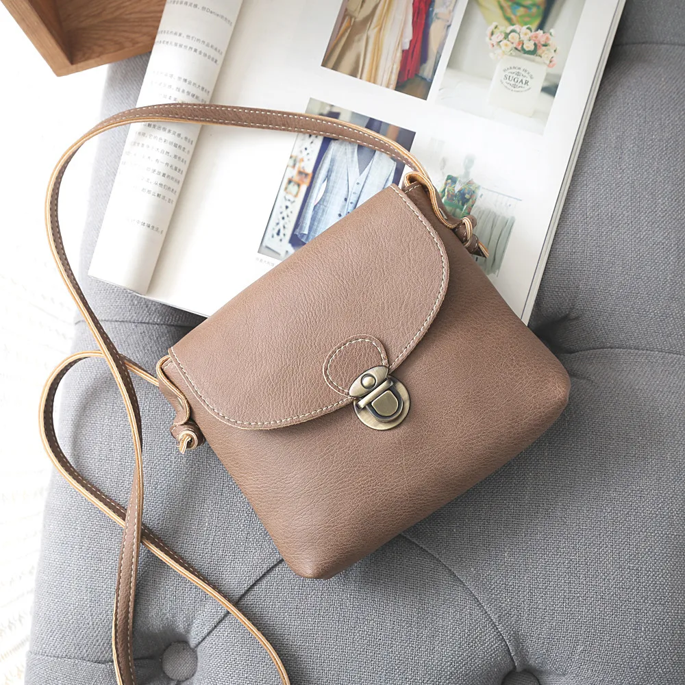 النساء crossbody حقيبة سيدة نساء محفظة جلدية حقيبة يد حقيبة كتف حمل البيج tassen voor vrouwen 2018 5.988