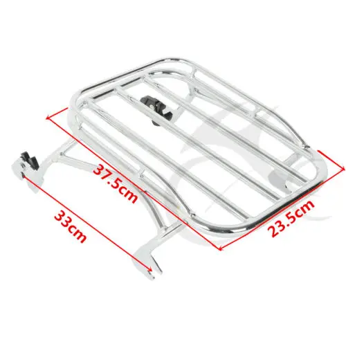 Motorcycle Luggage Rack w/ Docking Hardware For Harley Davidson Touring FLHX FLTR FLHT Road King 1996-08 07 06 05