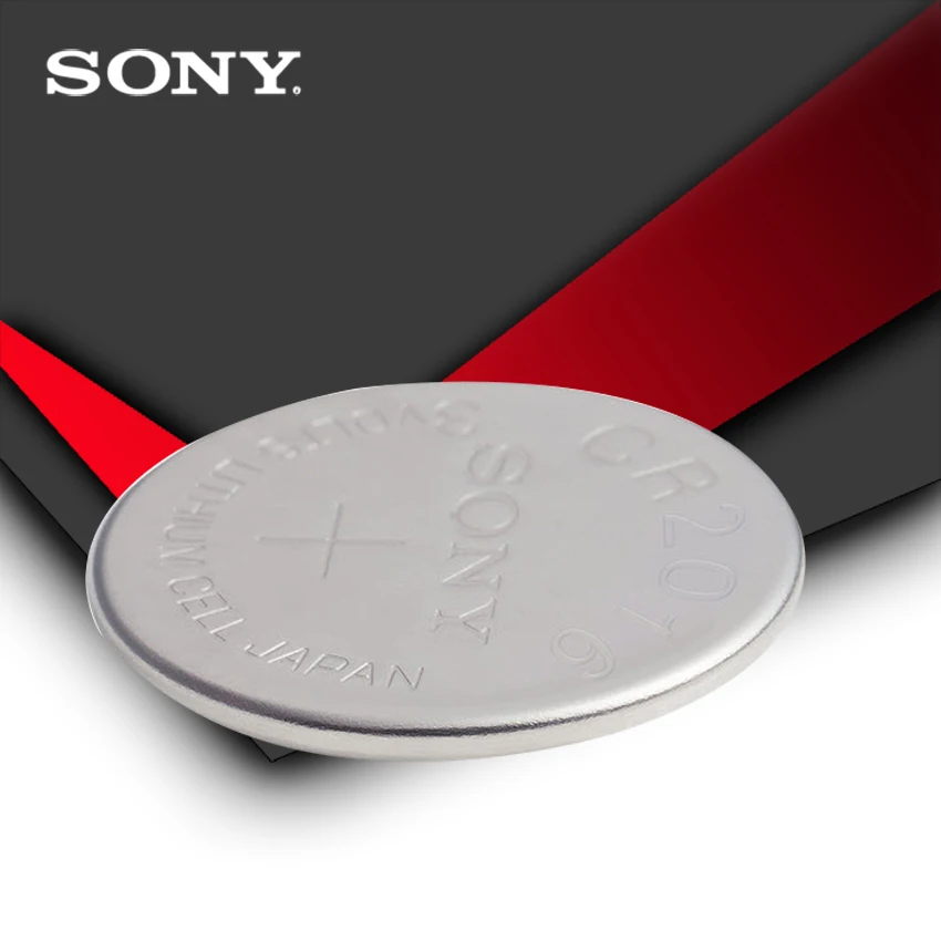 SONY 3V литиевые монетные элементы Кнопка батарея DL2016 KCR2016 CR2016 LM2016 BR2016 Высокая