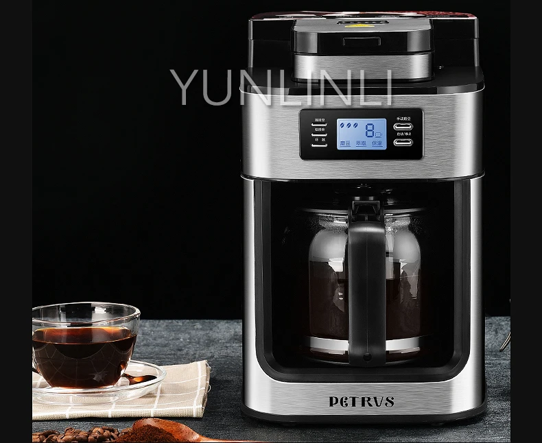 Coffee Maker Household Coffee Bean Grinder Coffee Making Machine Coffee Bean Grinding Machine PE3200