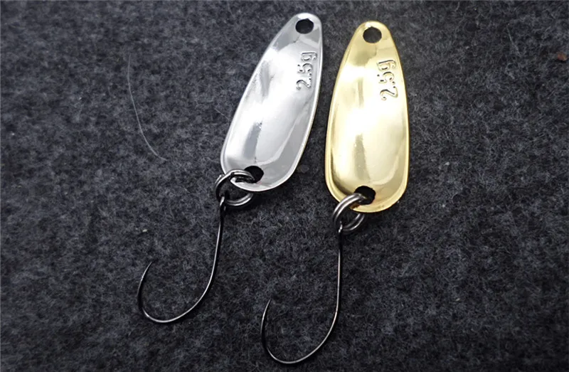 Gold Metal Sequins Fishing Lure Spoon Lure Noise Paillette Hard Baits Treble Hook Pesca Fishing Tackle