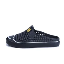 Новинка; садовая водонепроницаемая обувь унисекс; мужские быстросохнущие летние пляжные тапки; дышащие уличные сандалии на плоской подошве; Женская легкая обувь