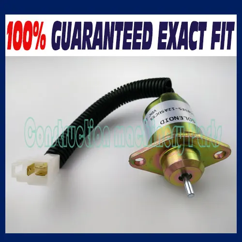 

Fuel Shut Off Shutdown Solenoid 17594-6001-4 Fit Kubota Yanmar Synchro Start SA4569T SA-4569-T
