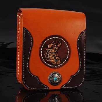 Handmad Women Men Handbags Cow Leather Messenger Shoulder Belt Bag Scorpion Turquoise Button Vegetable Tanned Leather Waist Bag
Handmad Women Men Handbags Cow Leather Messenger Shoulder Belt Bag Scorpion Turquoise Button Vegetable Tanned Leather Waist Bag