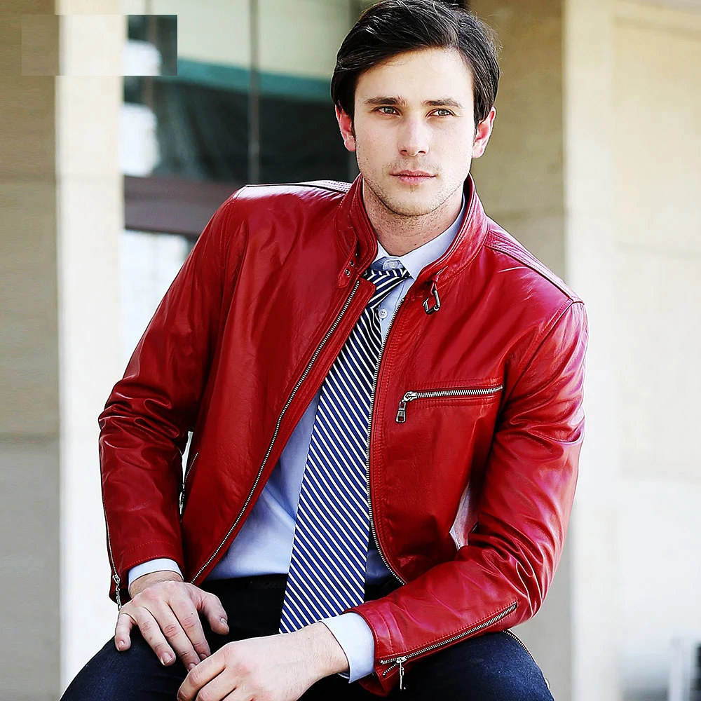 Online Get Cheap Calf Leather Jacket -Aliexpress.com