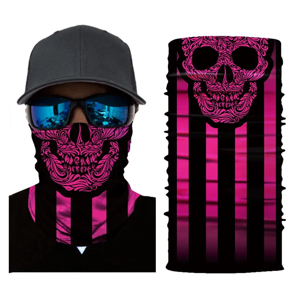 Маска для лица для мотоцикла, велосипеда, черепа, головы, шарф, шеи, теплая маска для лица, Лыжная Балаклава головная повязка, Ветрозащитная маска для Хэллоуина - Цвет: 8