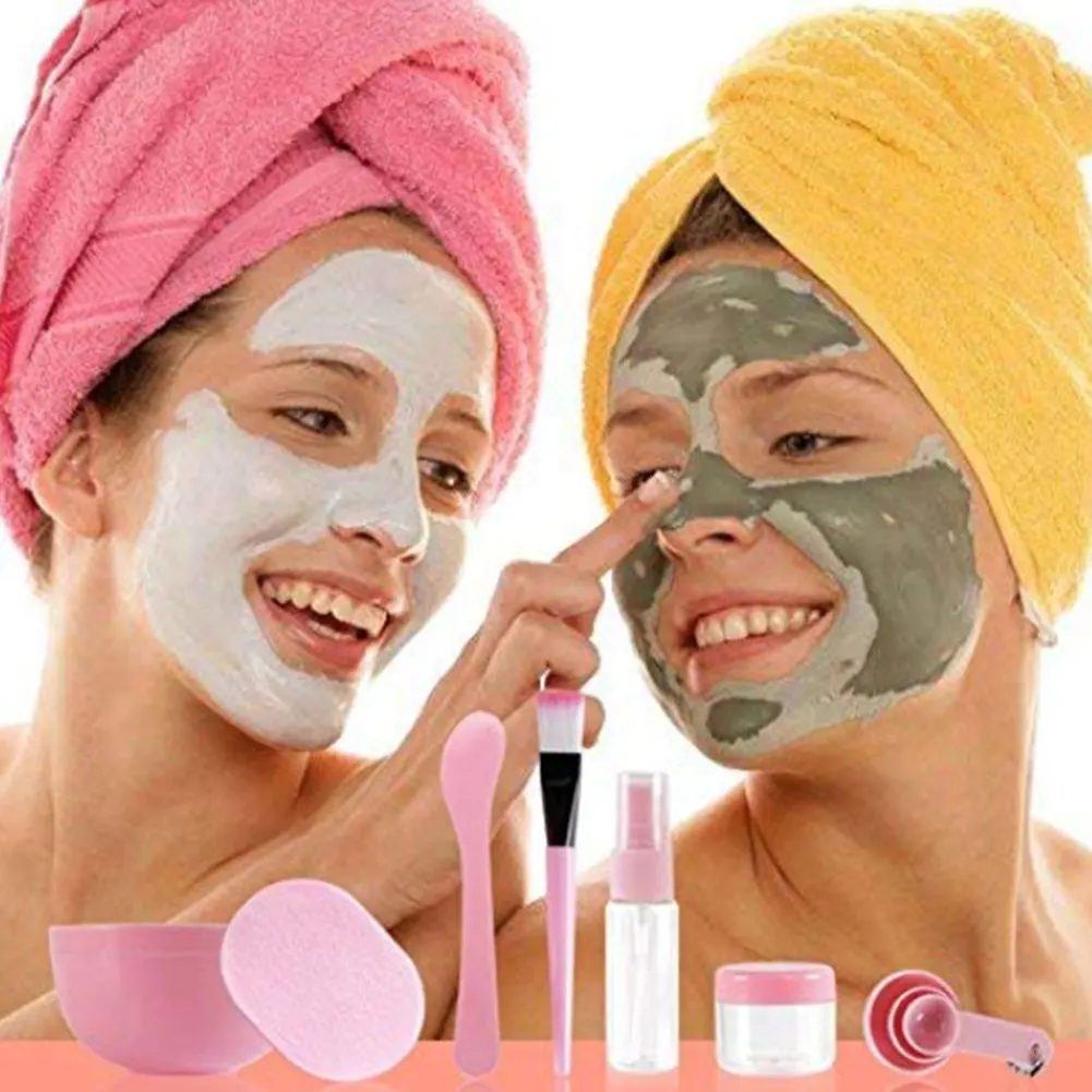 Набор инструментов для масок DIY Mask, 9 в 1, набор кистей-шпателей, многофункциональные, высокое качество, легко переносить макияж, косметические инструменты