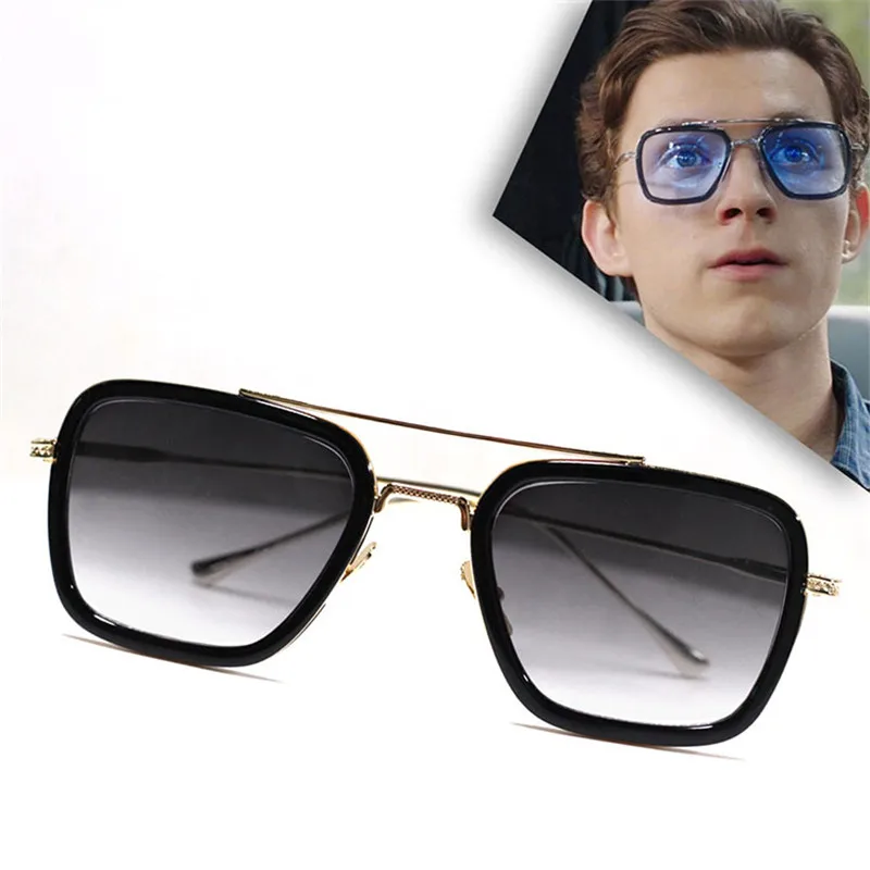 Spiderman Far From Home Iron-Man Glasses Movie 2019 Peter Parker Cosplay Spider Man Edith Sunglasses Tony Stark Sunglasses Spiderman Far From Home Iron-Man Glasses Movie 2019 Peter Parker Cosplay Spider Man Edith Sunglasses Tony Stark Sunglasses
