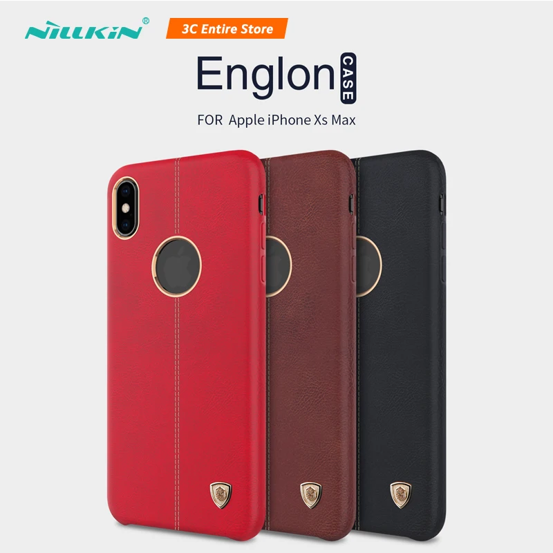 

Чехол Nillkin для телефона iPhone XS Max, кожаный чехол, Оригинальный чехол для телефона iPhone XS Max, роскошный чехол в стиле ретро, Ультратонкий чехол