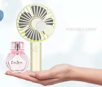 

Kuulee USB Gadget Mini Fan Handheld Portable Mobile Phone Stand Desktop Charging USB Fan for Office Room Outdoor Traveling