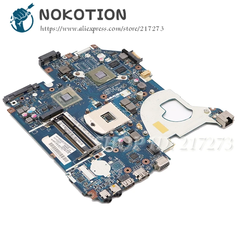 NOKOTION MBBYL02001 LA-6901P материнская плата для ноутбука Acer aspire 5750 5750G основная плата HM65 DDR3 610M видеокарта