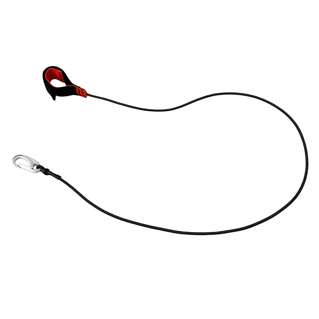 Perfeclan Kayak Canoe SUP Paddle Leash Fishing Rod Safety Lanyard Carabiner Hook Water Sports Kayaking Surfing Rowing Boat
