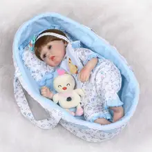 Мягкие куклы для тела мини куклы ручной работы 16 дюймов силиконовые виниловые reborn Детские развивающие игрушки Bonecas 40 см bebe девочка игрушка для ребенка Рождество