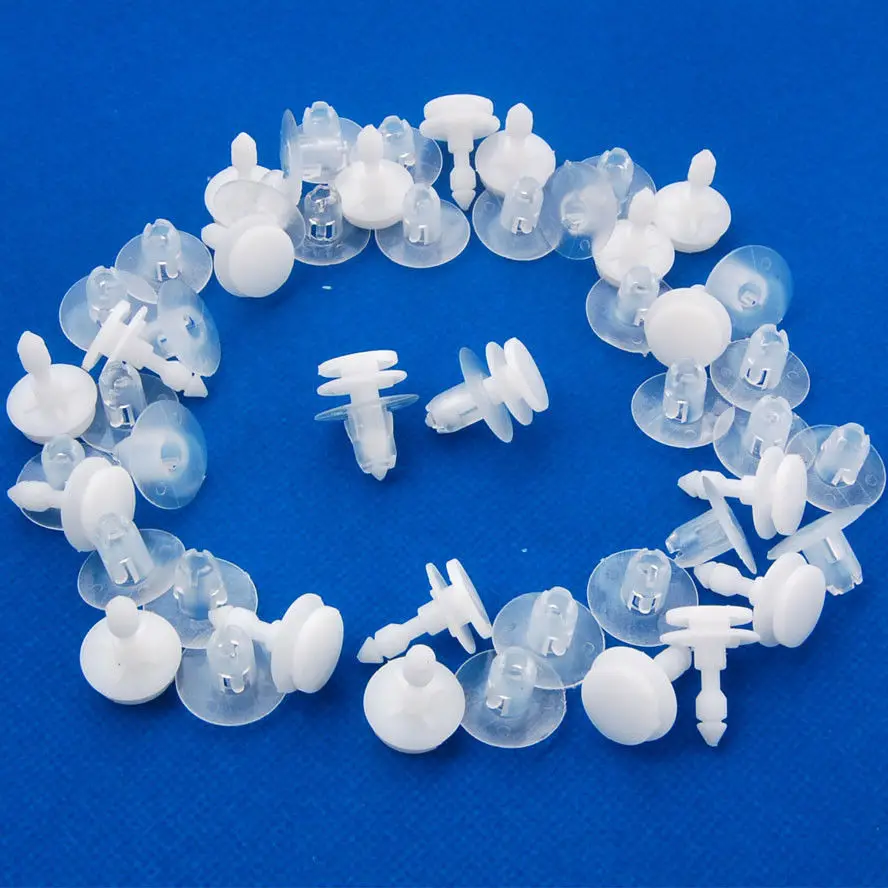 

40pcs Nylon White Car Door Trim Panel Retainer 6505539AA Clip Fastener Car Clips For 1999-2014 Jeep Grand Cherokee