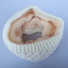 10 шт./партия, зимний шарф для женщин и детей, шарф для мальчиков, уплотненная шерсть шарфы-снуды, шарф для девочек, хлопок, унисекс