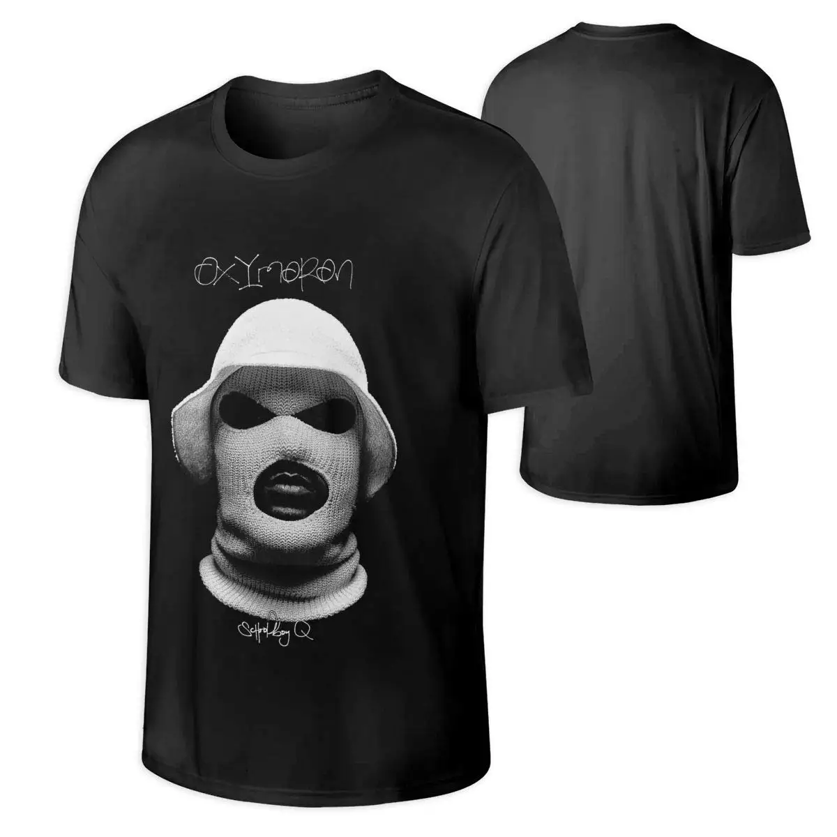 Schoolboy Q Man Music Band Short Sleeves T Shirts Gift Black | Мужская одежда