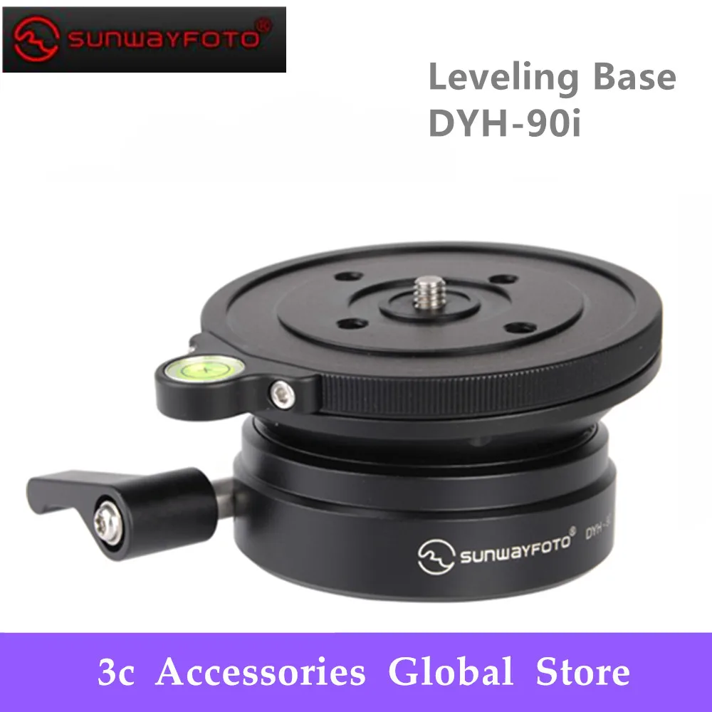 

SUNWAYFOTO Leveling Base DYH-90I Level Tripod for DSLR Camera Tripode Ballhead Tripod leveling base Panoramic LevelTripod