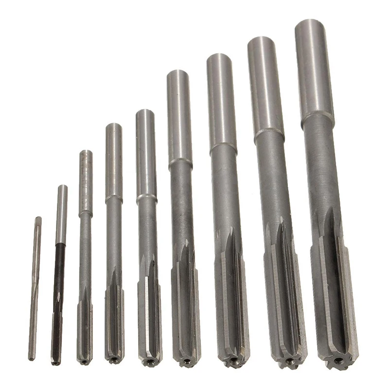 

High Quality 2/3/4/5/6/7/8/9/10mm Straight Shank HSS Steel Chucking Machine Reamer H7 Drill Bit Set