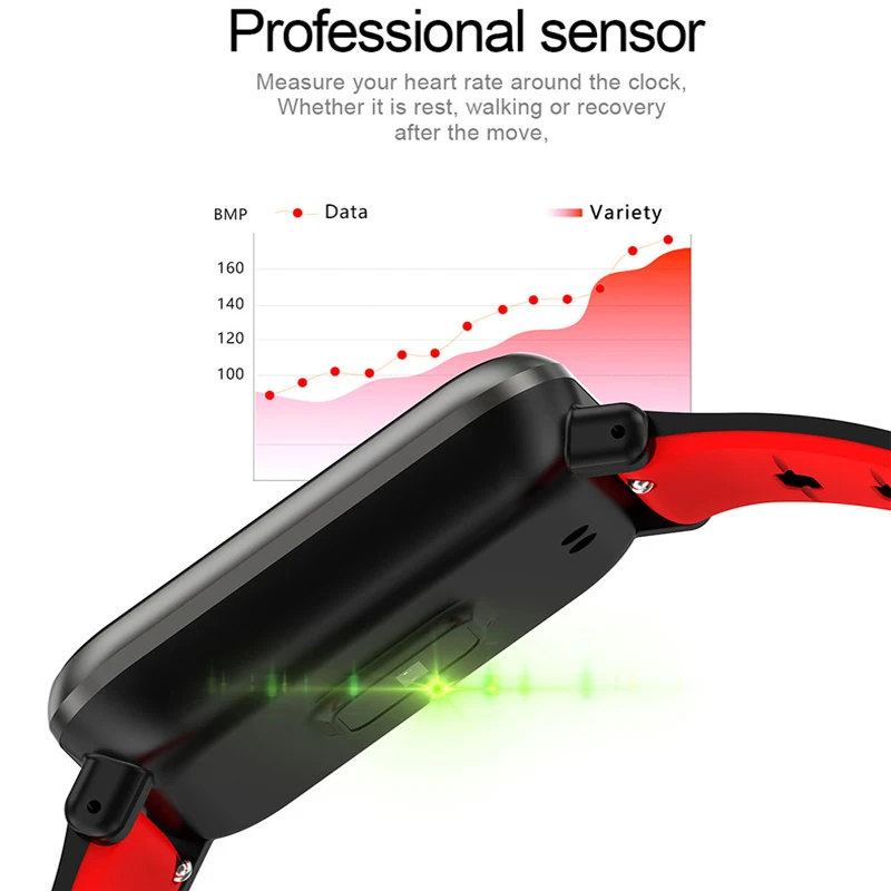 Smart Watch Men Women Blood Pressure Waterproof Music Control Smartwatch Fitness Tracker Watches Wearable Device For Android IOS