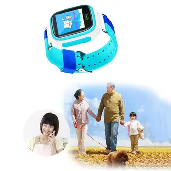

Children's Smart Watch SIM Card Color Touch LBS Positioning One - Click SOS Anti - Lost Monitor For IOS Android Security Clock