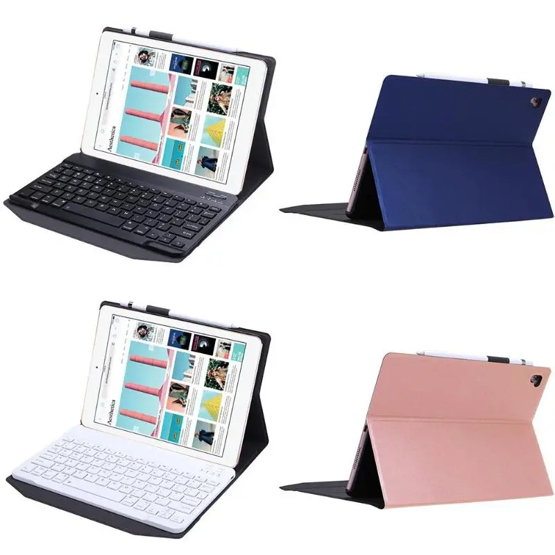 

Portable Ultra Thin Smart Flip Bluetooth 3.0 Keyboard Stand Case Cover Tablet Holder for iPad 9.7 2018 /9.7 2017 /Air2 /Air1