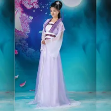 Новое модное фиолетовое китайское Старинное платье династии Пери Хан платье в народном стиле платье принцессы для косплея один размер 081204