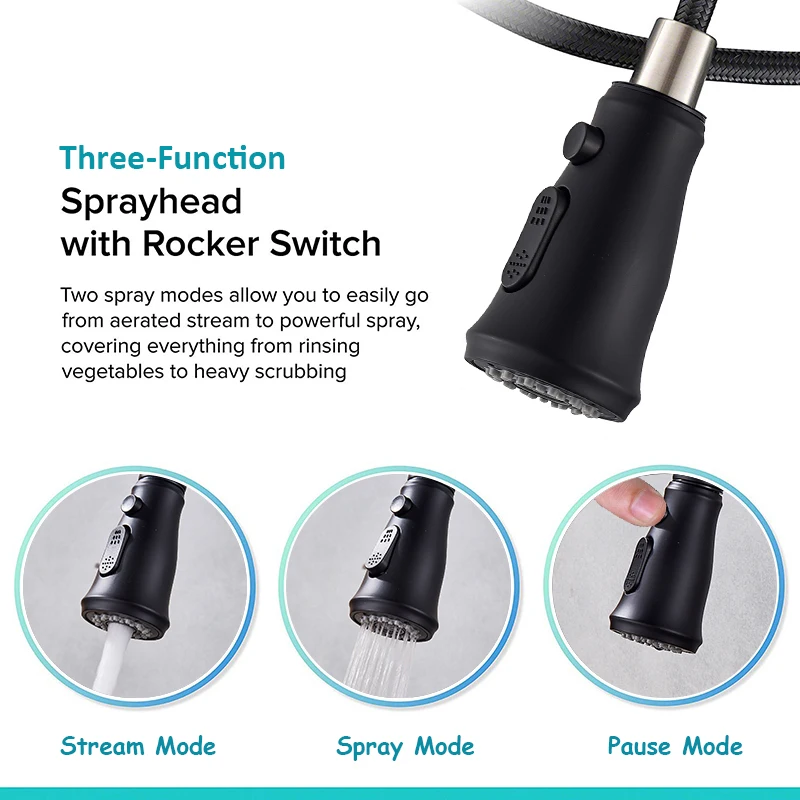 Quyanre Matte Black Sensor Kitchen Faucet Sensitive Smart Touch Control Faucet Mixer Tap Touch Sensor Smart Black Kitchen Tap1116