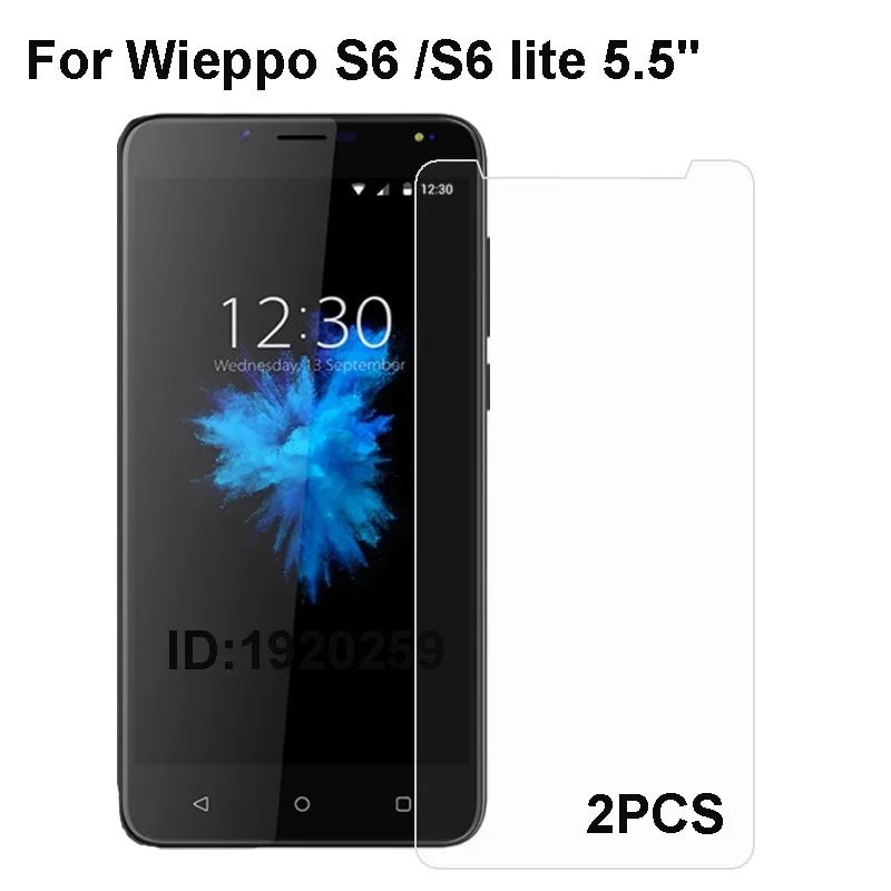 

2PCS Wieppo S6 lite Tempered Glass 9H High Quality Protective Film Explosion-proof Screen Protector For Wieppo S6