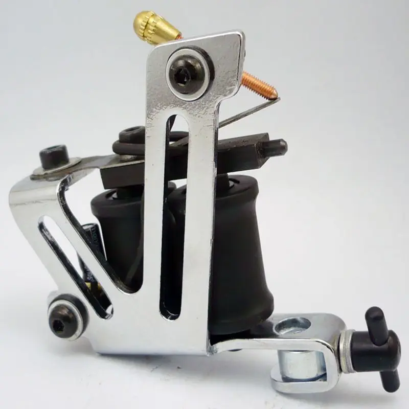 New Arrival Coil Tattoo Machine 10 Wrap Coils Tatoo Gun Steel Handmade