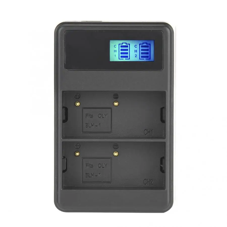 BLH-1 зарядное устройство двойной слот usb зарядка с ЖК-экраном для Olympus E-M1 Mark II зарядное устройство