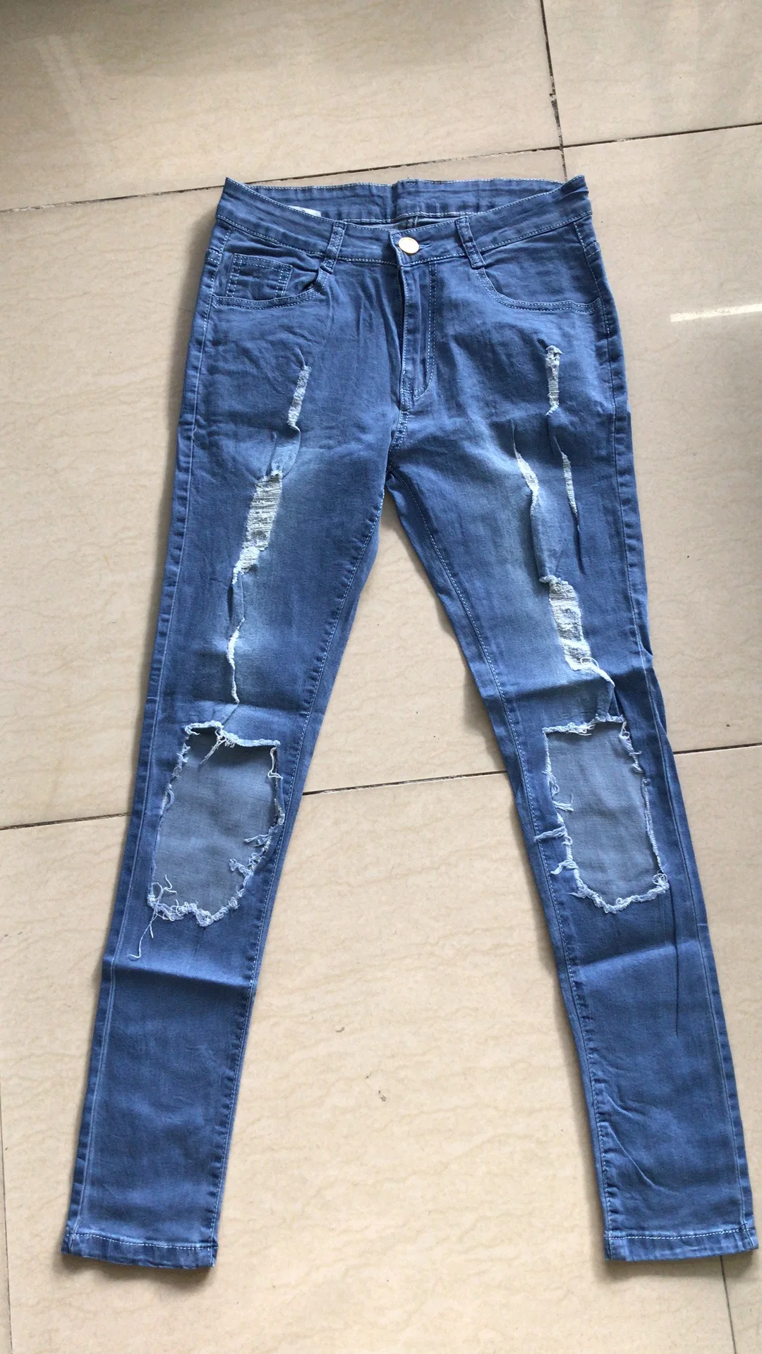 Брендовые дизайнерские облегающие рваные джинсы, брюки для мужчин, Hi-Street, мужские потертые джинсовые джоггеры с дырками на коленях, потертые джинсовые брюки