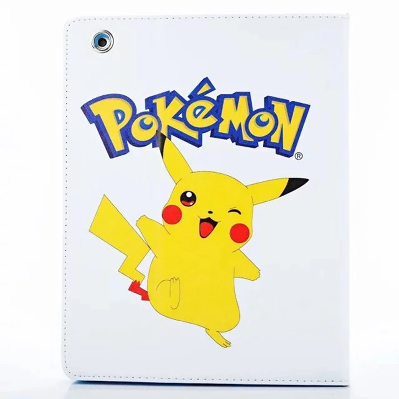 

Case for Apple ipad mini 4 Snorlax Seaking Golduck Ponyta Golbat Eevee Psyduck tablet PC Cover Flip stand shell coque para capa