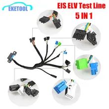 EIS ELV тесты кабели 5в1 техническое обслуживание для Benz VVDI MB BGA инструмент CGDI Prog MB EIS ELV Полный комплект с приборной панелью разъем