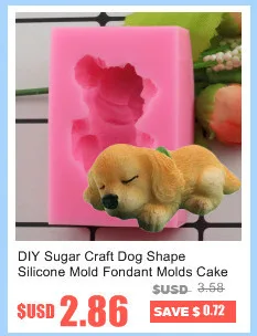 Mujiang 3D Пудель собака торт силиконовые формы кекс инструменты для украшения тортов из мастики мыло смолы глины шоколадные конфеты формы для мастики