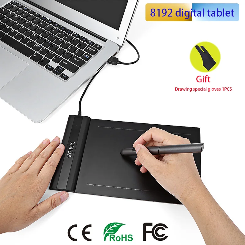 

8192 Level Digital Tablets Signature 5080lpi Graphics Drawing Pen Tablet OSU Game Battery-Free Tablet With Gift not xp pen g640